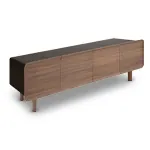 CORADORI Premium Walnut Finish TV Console