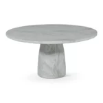 SUKI Yellow Travertine Dining Table