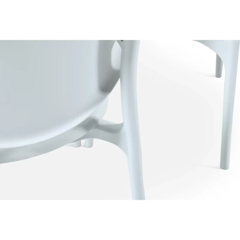 DINING SET 1+6 W-02 WHITE