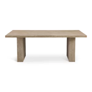 SUKI Yellow Travertine Dining Table