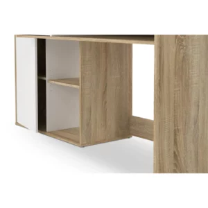 FUNCTION OFFICE DESK WHITE OAK