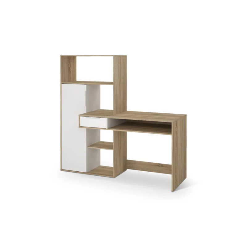 FUNCTION OFFICE DESK WHITE OAK