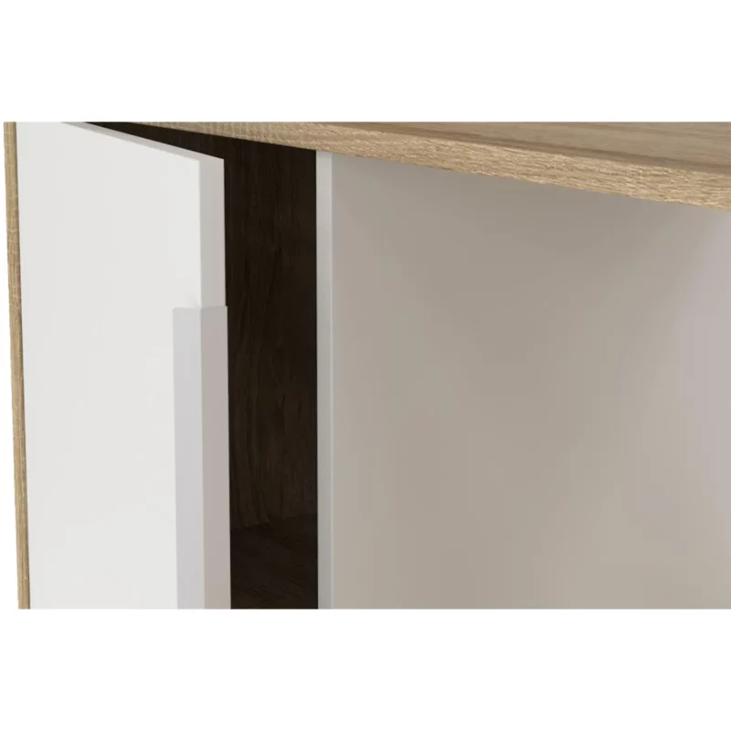 FUNCTION OFFICE DESK WHITE OAK