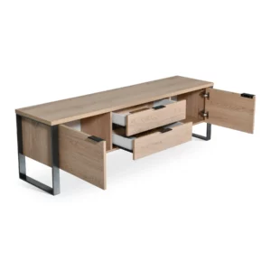 TV STAND NATURAL OAK 7055