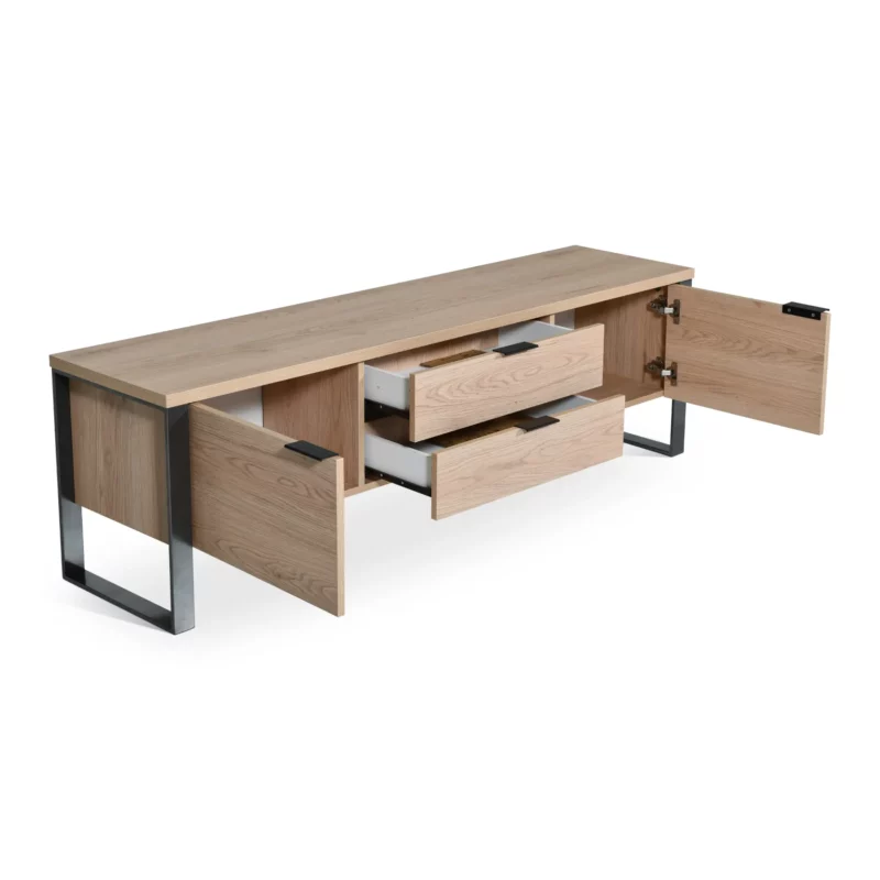 TV STAND NATURAL OAK 7055