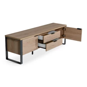 TV STAND NATURAL OAK 7055