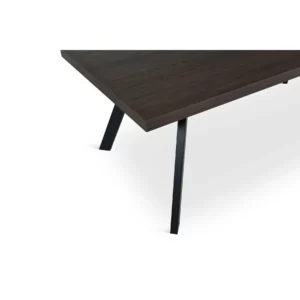 ARABIKA Dark Walnut Wood Effect Dining Table