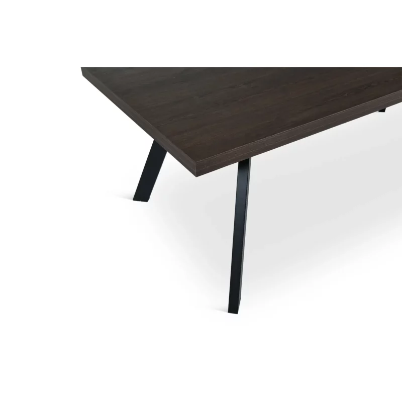 ARABIKA Dark Walnut Wood Effect Dining Table