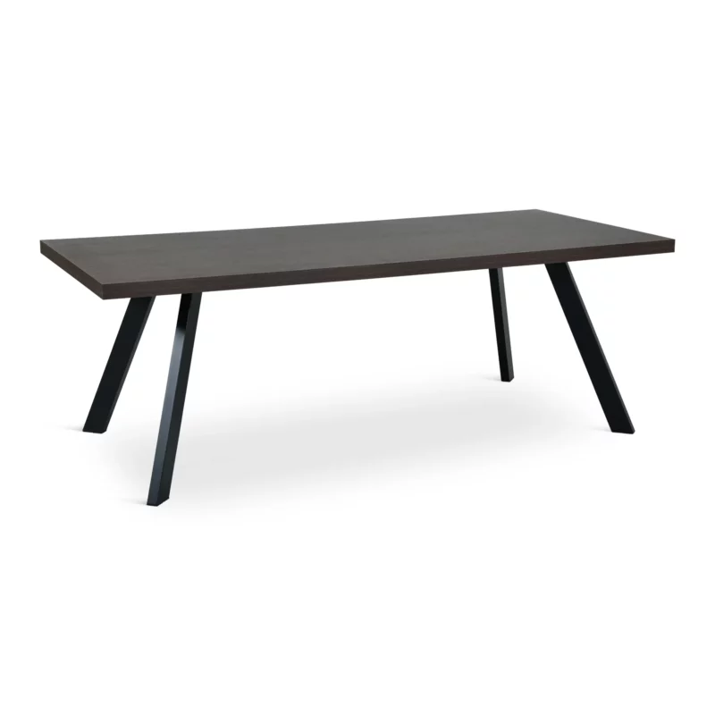 ARABIKA Dark Walnut Wood Effect Dining Table