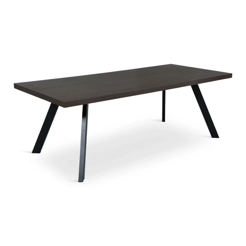 ARABIKA Dark Walnut Wood Effect Dining Table