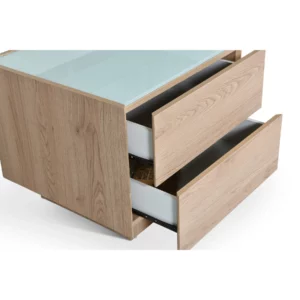 END TABLE NATURAL OAK 7055