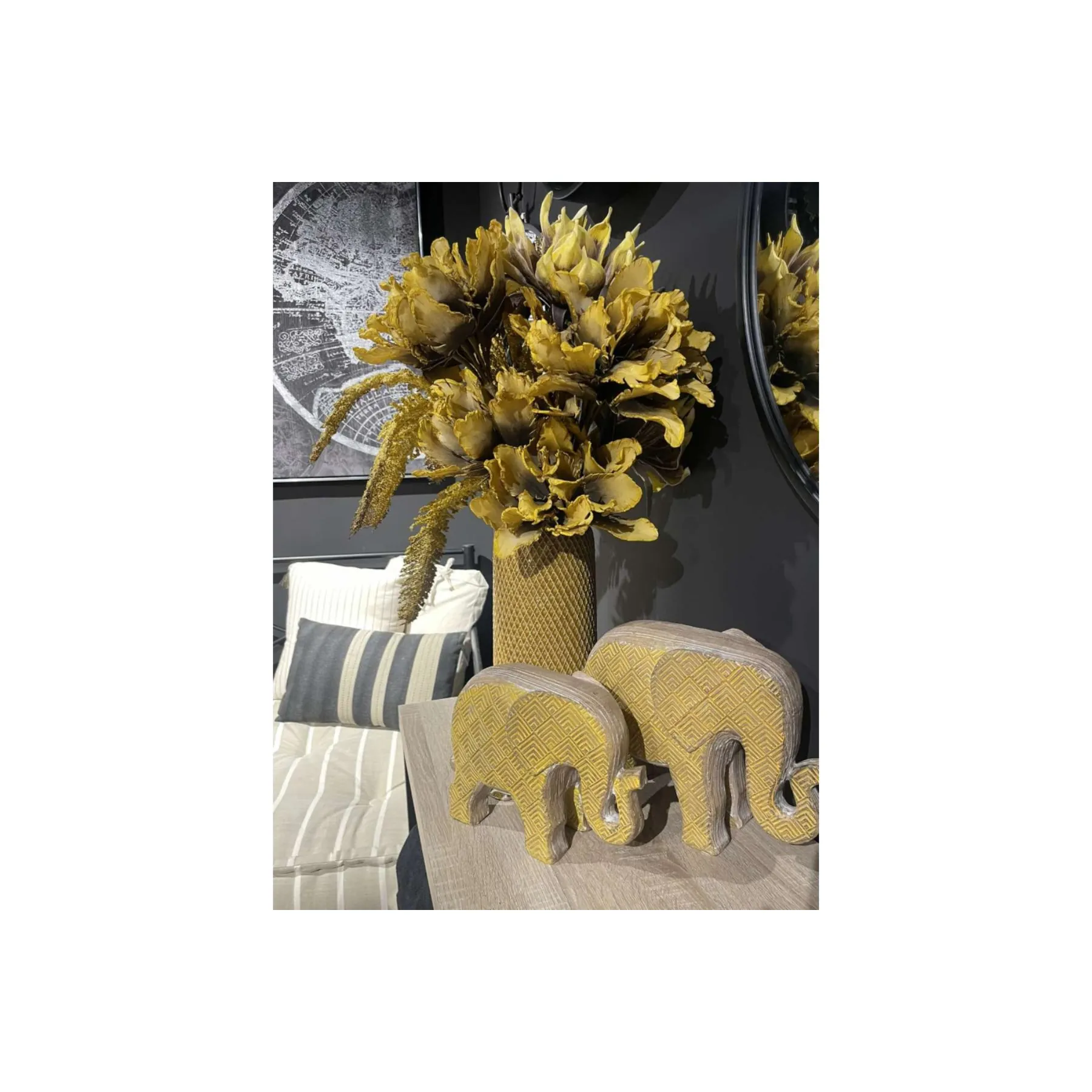 AFRICANA Elephant Figurine