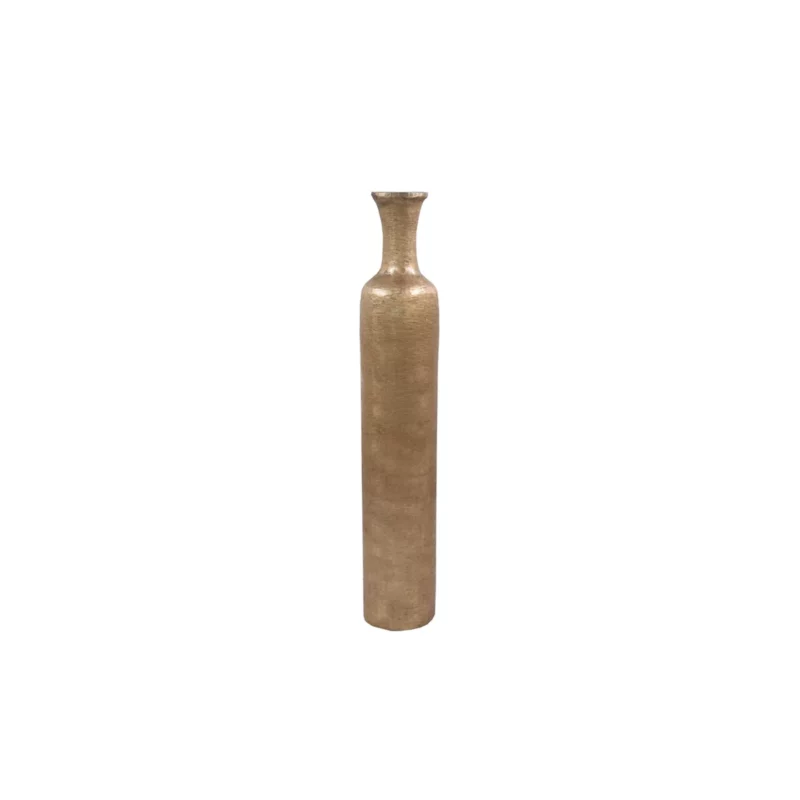 FLES VASE ALUMINIUM GOLD