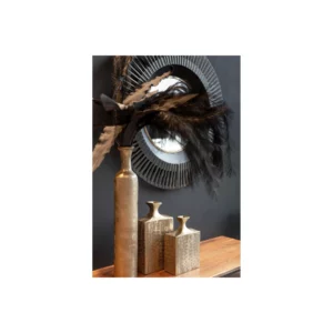 FLES VASE ALUMINIUM GOLD