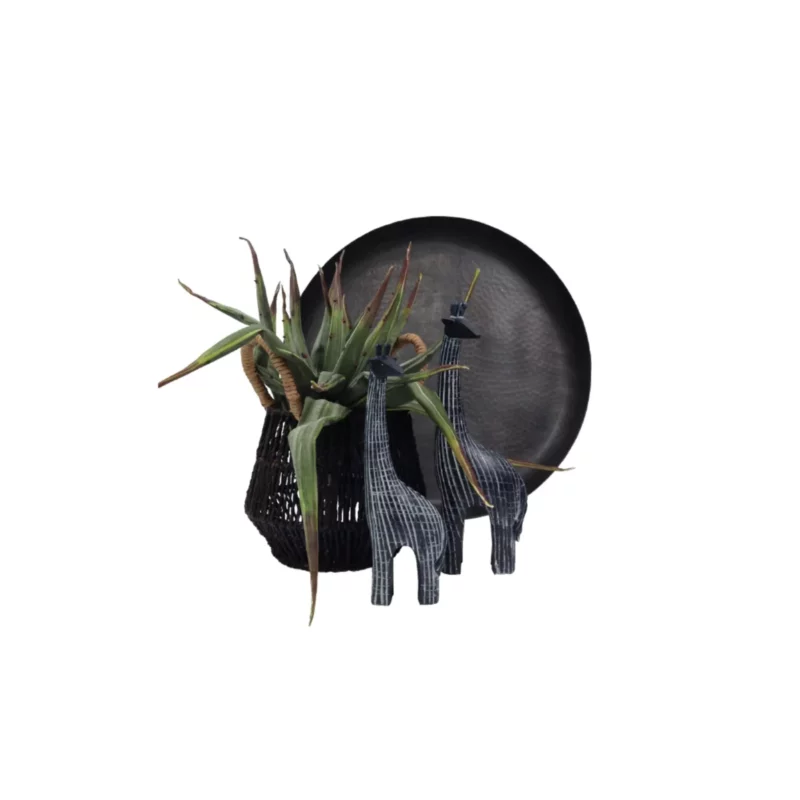 KAMILO1 DECO GIRAFFE  BLK WHT