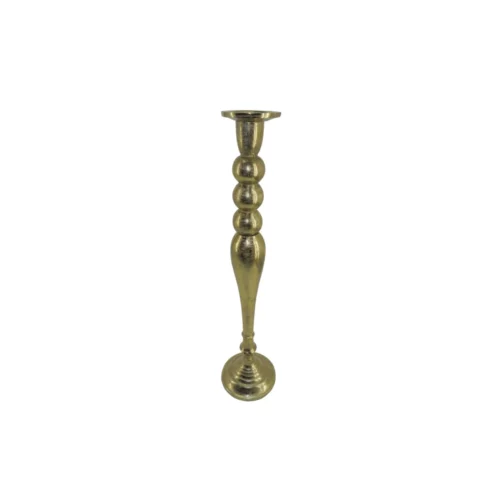DAZZLE CANDLE HOLDER ALMN GOLD