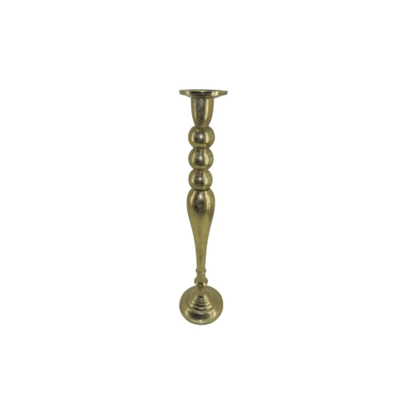 DAZZLE CANDLE HOLDER ALMN GOLD