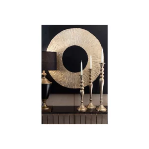 DAZZLE CANDLE HOLDER ALMN GOLD