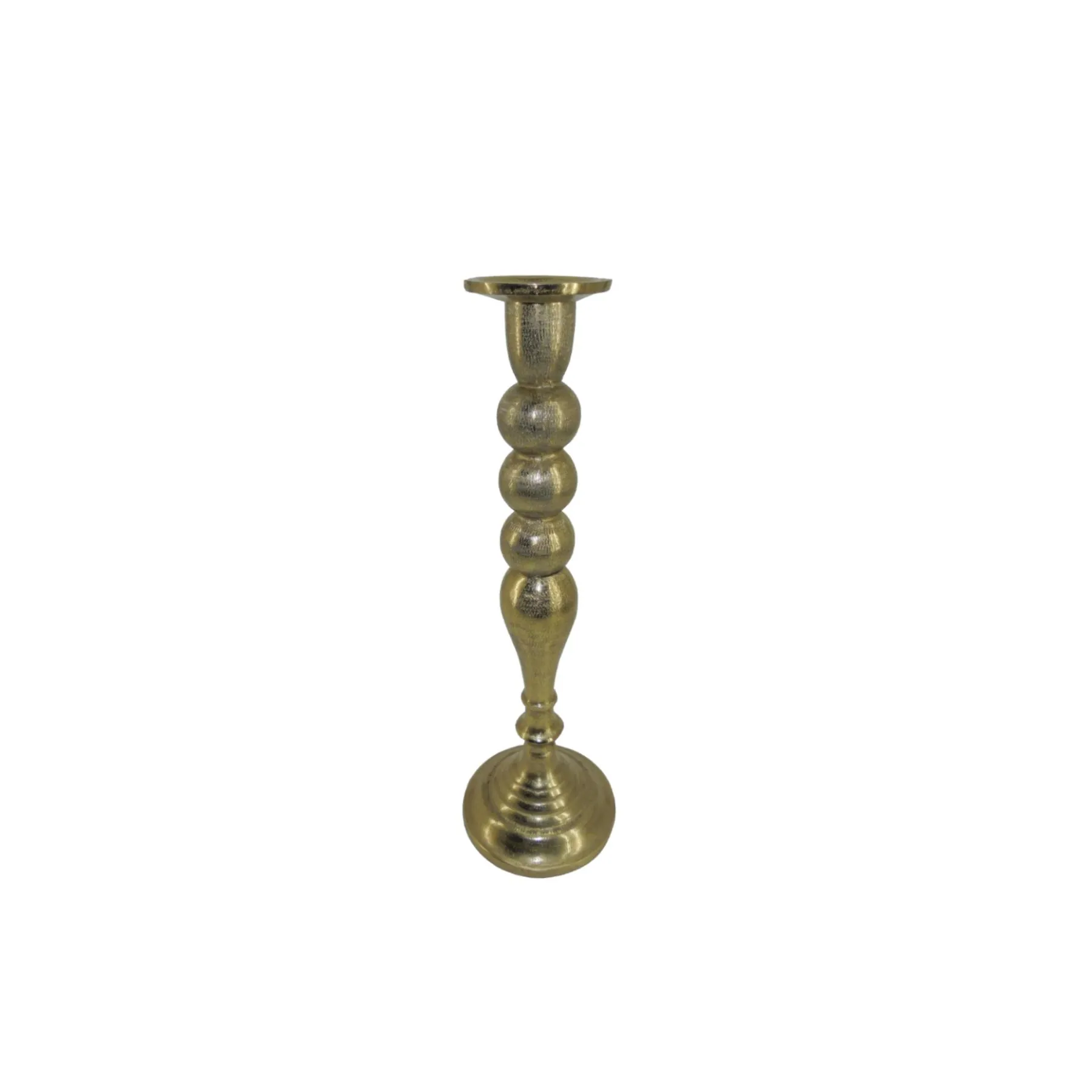 DAZZLE CANDLE HOLDER ALMN GOLD