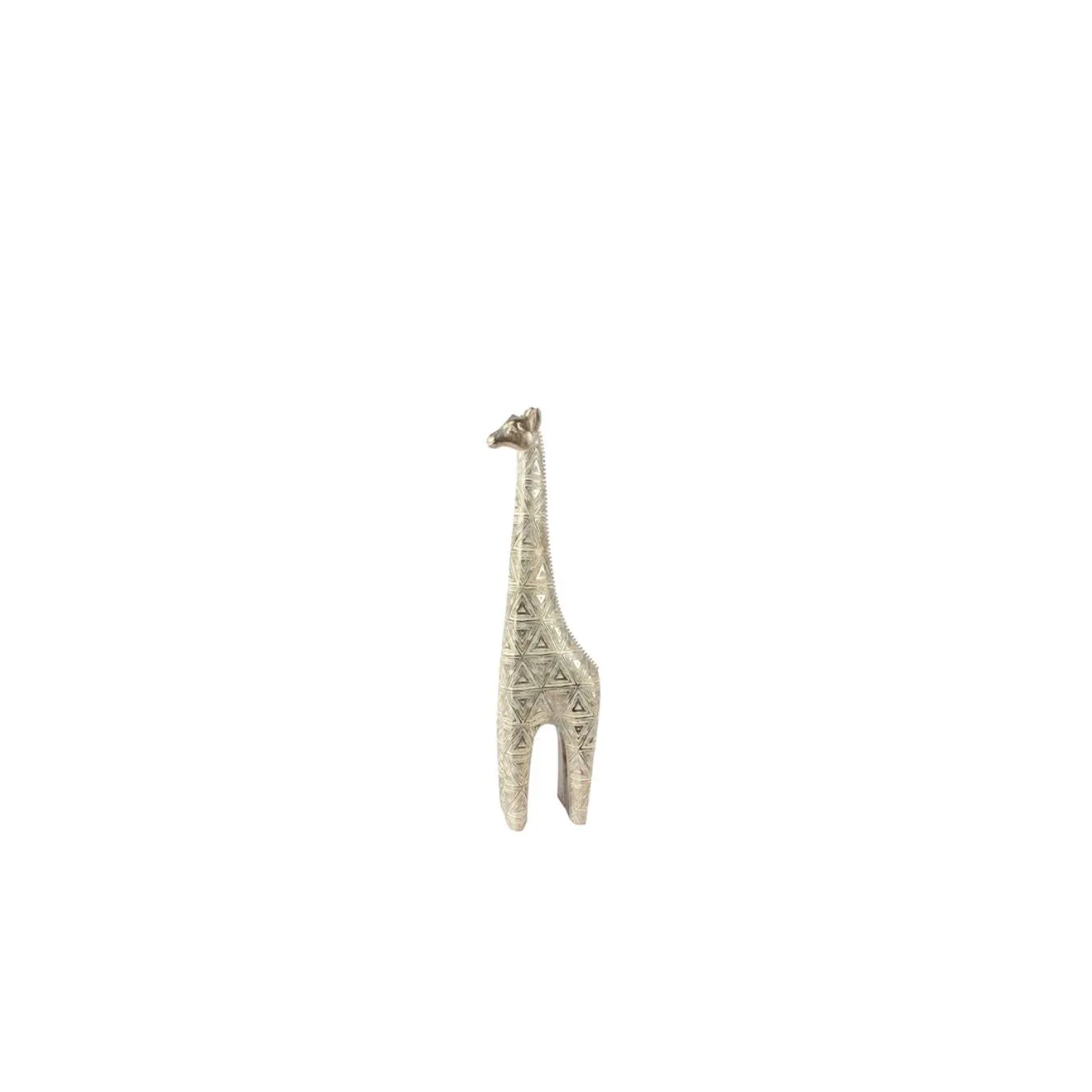 TOGO DECO GIRAFFE SILVER-WHT