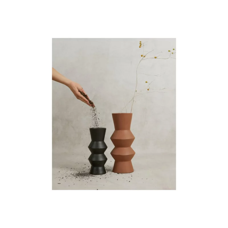 FORMAS VASE ALUMINIUM BLACK