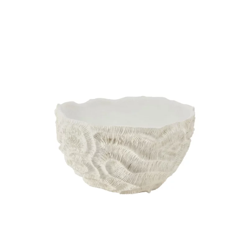 CORALLI BOWL DÕCOR WHITE