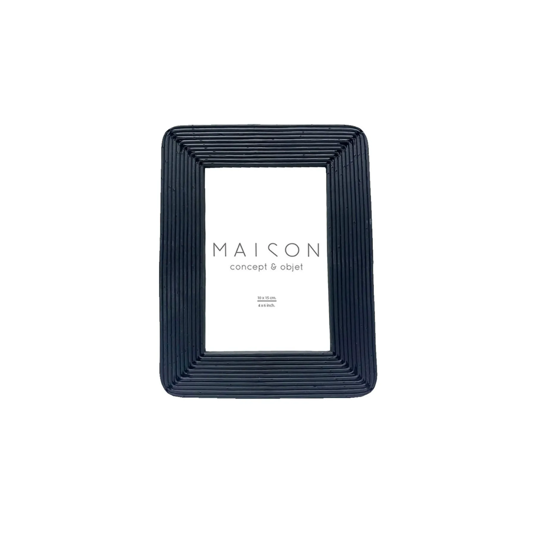 EDWARD PHOTO FRAME GLASS BLK