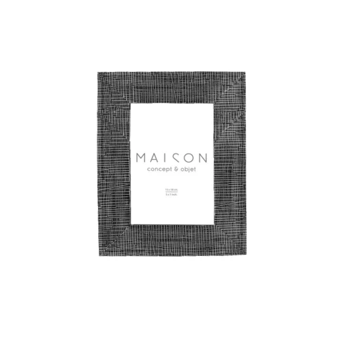 OLAF PHOTO FRAME GLASS BLK WHT