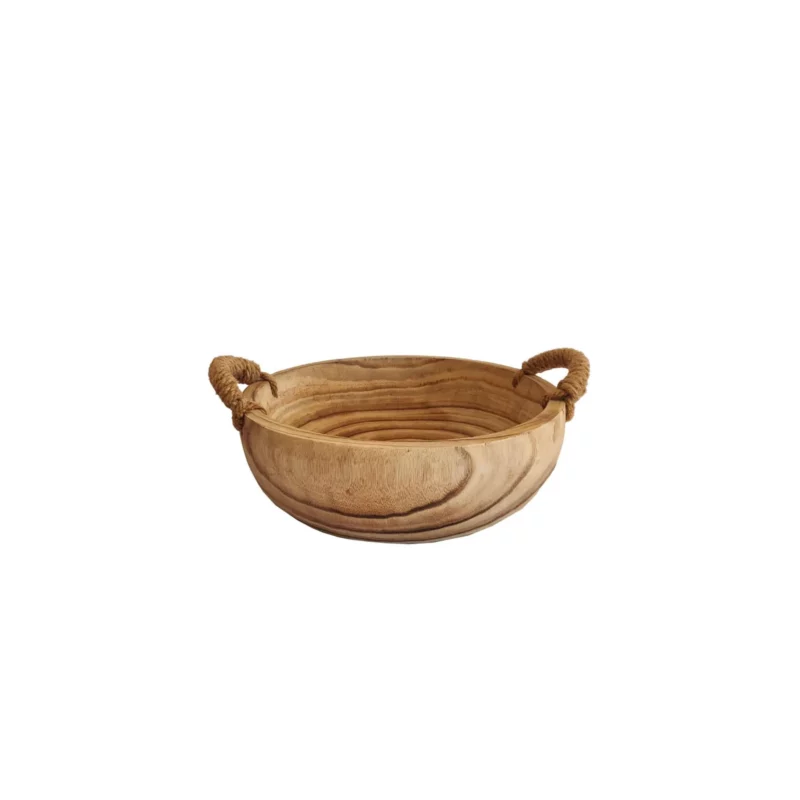 KENGO BOWL DÕCOR NATURAL WOOD
