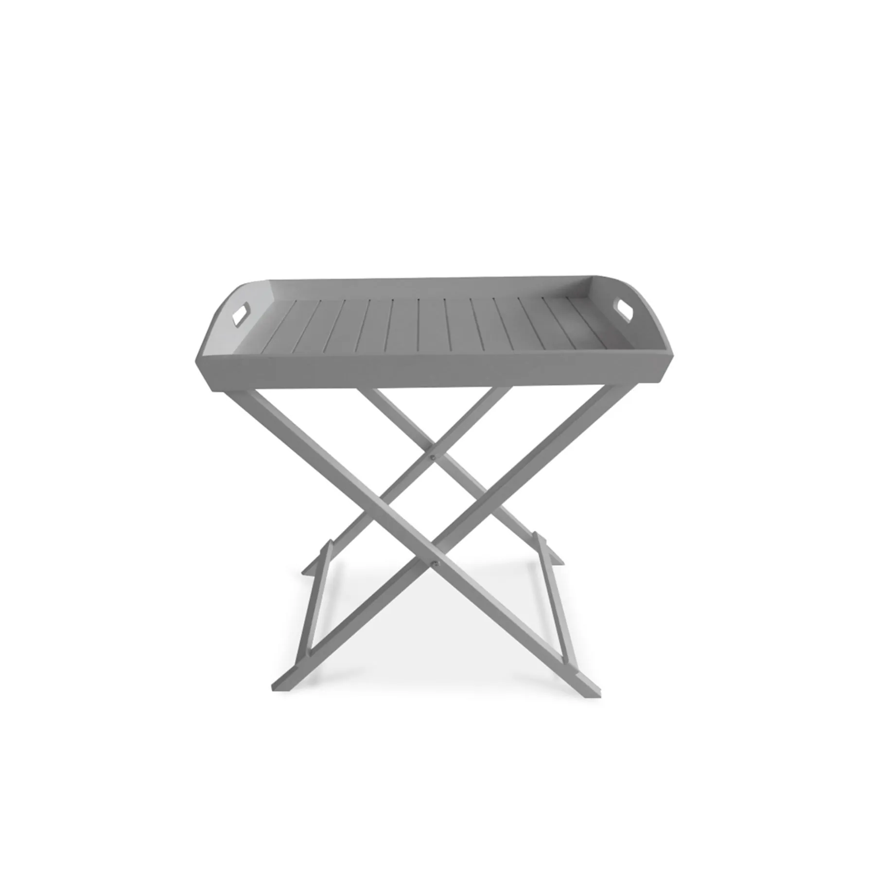 BUTLER SIDE TABLE GREY WOOD