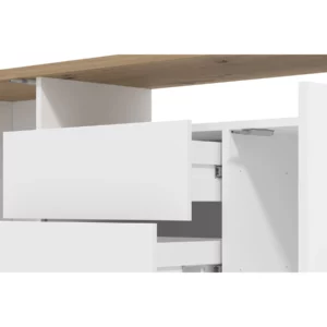 ATERNO White TV Stand