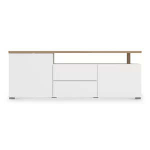 ATERNO White TV Stand