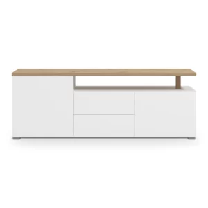 ATERNO White TV Stand