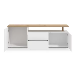 ATERNO White TV Stand