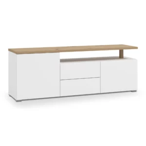 ATERNO White TV Stand