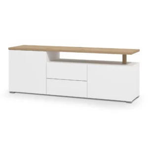 ATERNO White TV Stand