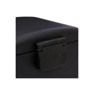 30L METAL DUSTBIN ARIANE BLACK