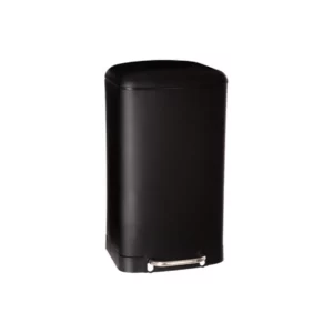 30L METAL DUSTBIN ARIANE BLACK