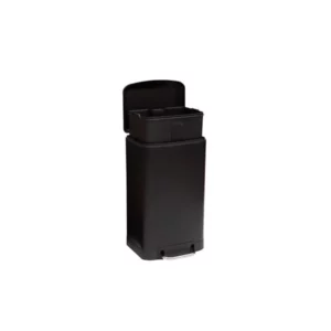 30L METAL DUSTBIN ARIANE BLACK