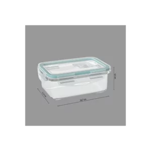 135004-3 BOX RECT GLASS 0,54L CLIPEAT