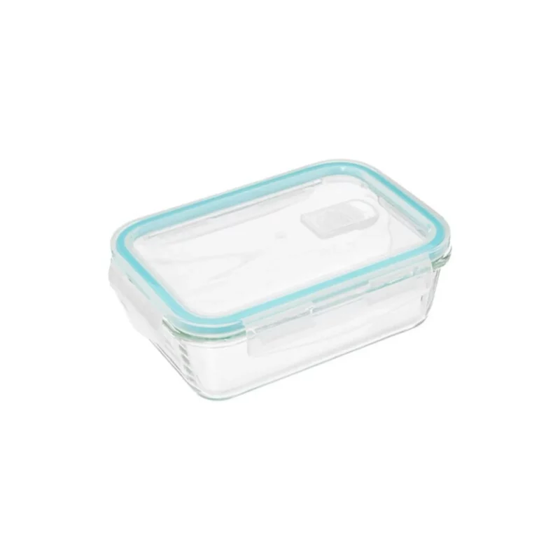 BOX RECT GLASS 0,8L CLIPEAT