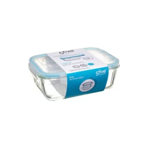 135006-2 BOX RECT GLASS 1,73L CLIPEAT