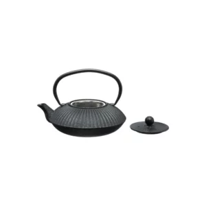 140619-1 GARDEN BLK CASTIRON TEAPOT80CL