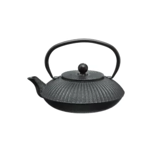 140619 GARDEN BLK CASTIRON TEAPOT80CL