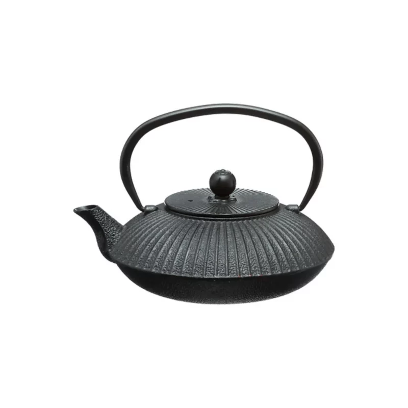 140619 GARDEN BLK CASTIRON TEAPOT80CL