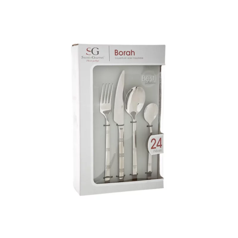 CULTERY SET INOX 24P