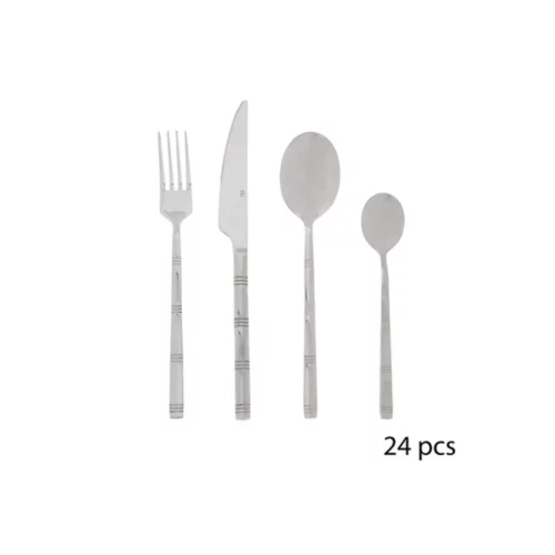 CULTERY SET INOX 24P