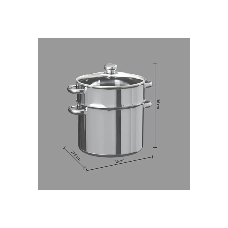 151349-5 COUSCOUS POT SS D 26CM