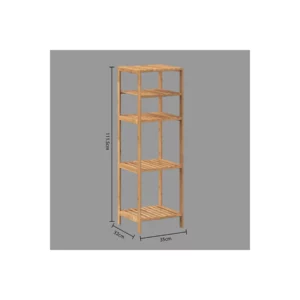 155956-2 SHELF 4BOXES MIX BAMBOO