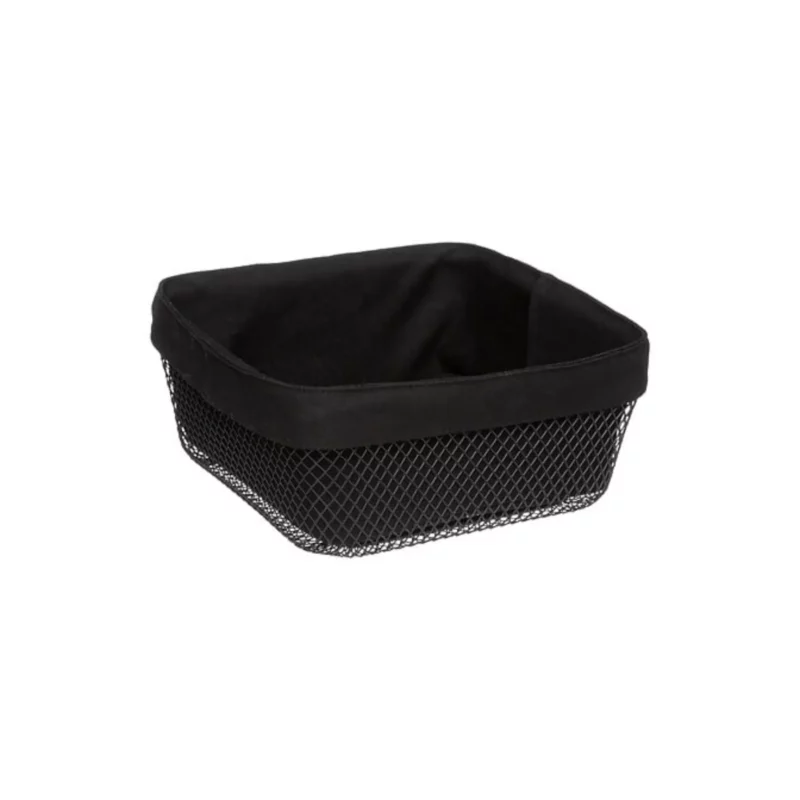 169227 SQUARE BLK BREAD BASKET